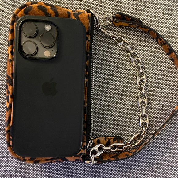 By Far Mini Rachel Leopard Print Bag - Picture 9 of 9